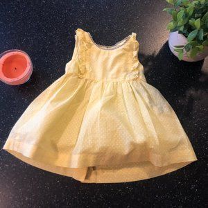 April Cornell NWOT 0-9 months beautiful yellow summer dress